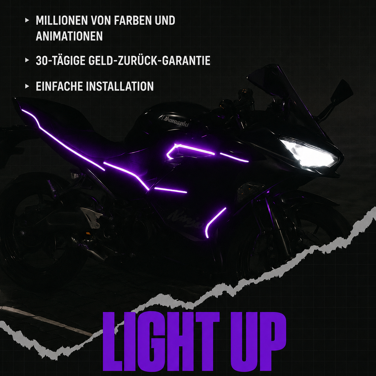MotoAura™ Motorrad-LEDs