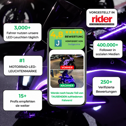 MotoAura™ Motorrad-LEDs