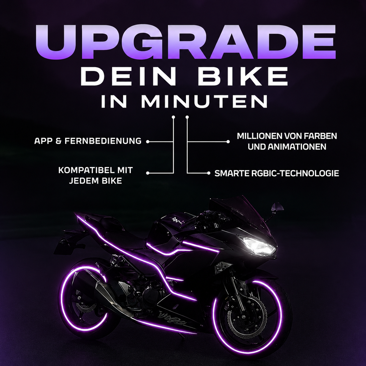 MotoAura™ Motorrad-LEDs